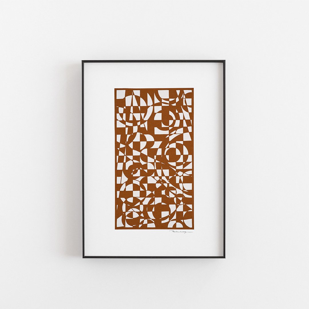 Brown shapes - Papir Vaerk