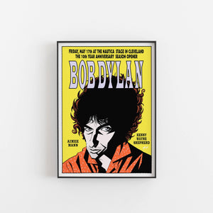 Bob Dylan Cleveland concert poster