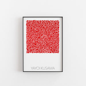 Art Print Red - Yayoi Kusama