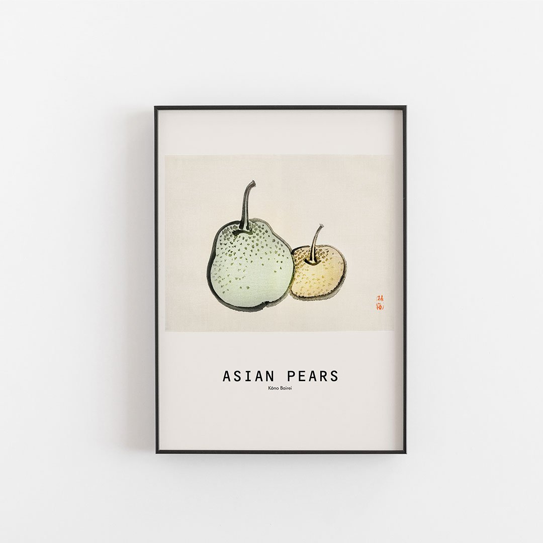 Asian Pears - Kōno Bairei