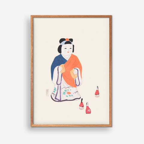 Woman  - Japanese Folk Toy