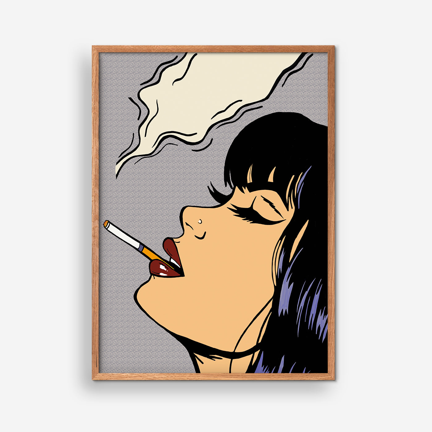Smoking Woman - Pop Art