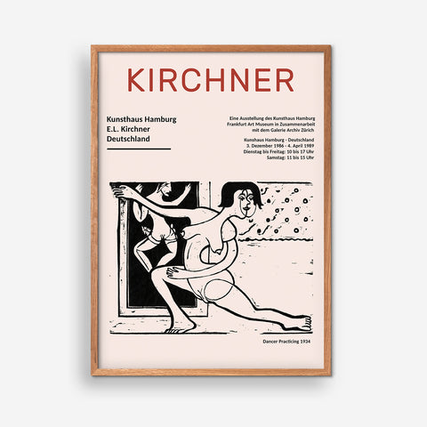 Dancer Practicing 1934 - Ernst Ludwig Kirchner