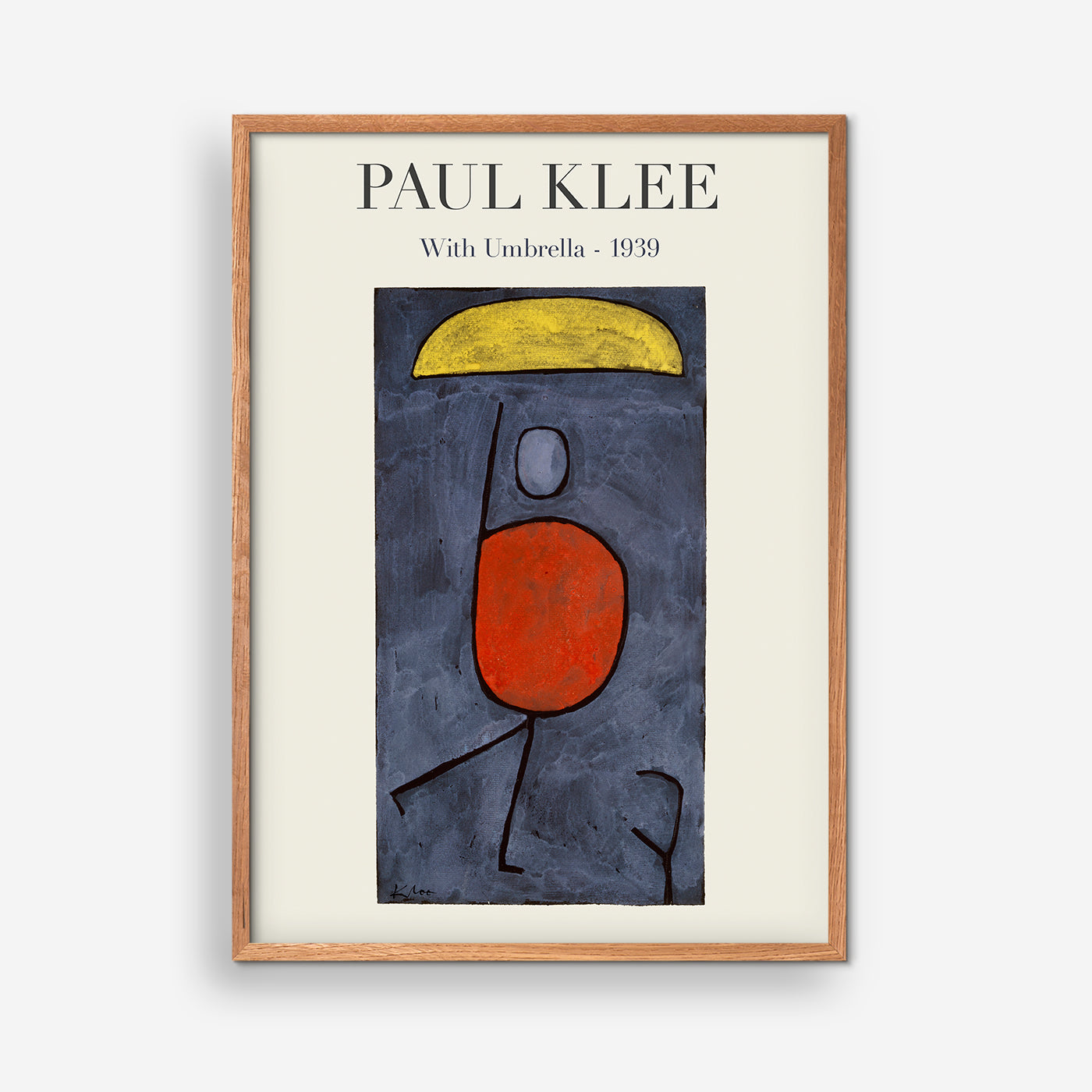 With Umbrella, 1939 - Paul Klee