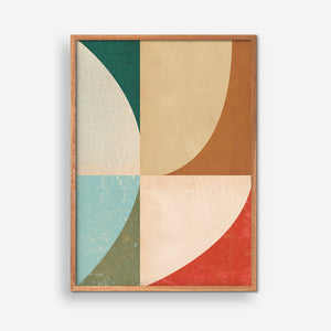 Abstract Figures, Multi Colours - Bauhaus