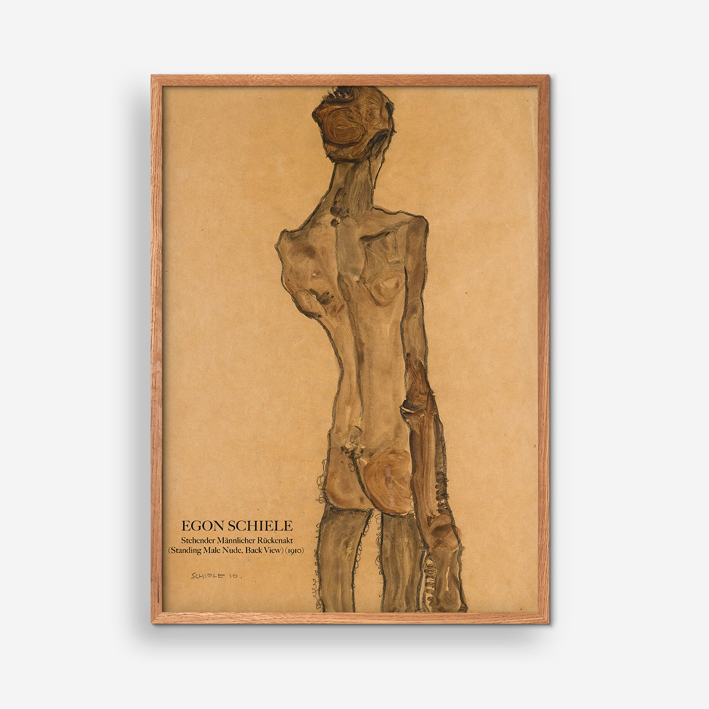 Standing Male - Egon Schiele