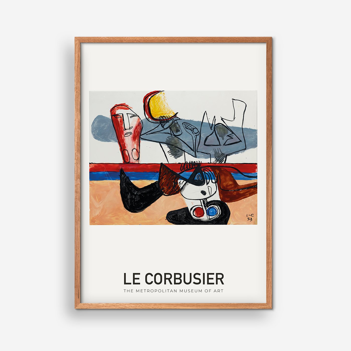 Le Corbusier Exhibition Poster 1953