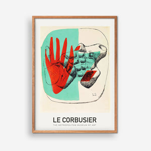 Le Corbusier Exhibition Poster 1955