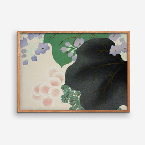 Flowers and leaves from Momoyogusa - Kamisaka Sekka