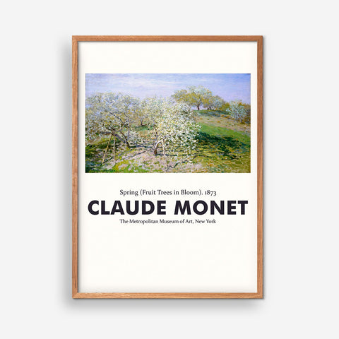 Spring (Fruit Trees in Bloom), 1873 - Claude Monet