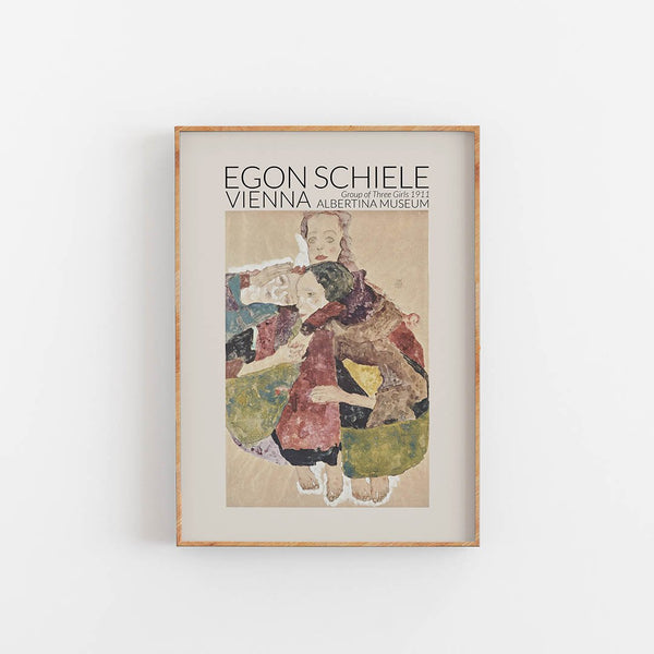 Three Girls Egon Schiele