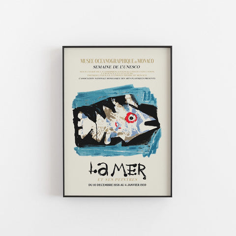 La Mer exhibition poster