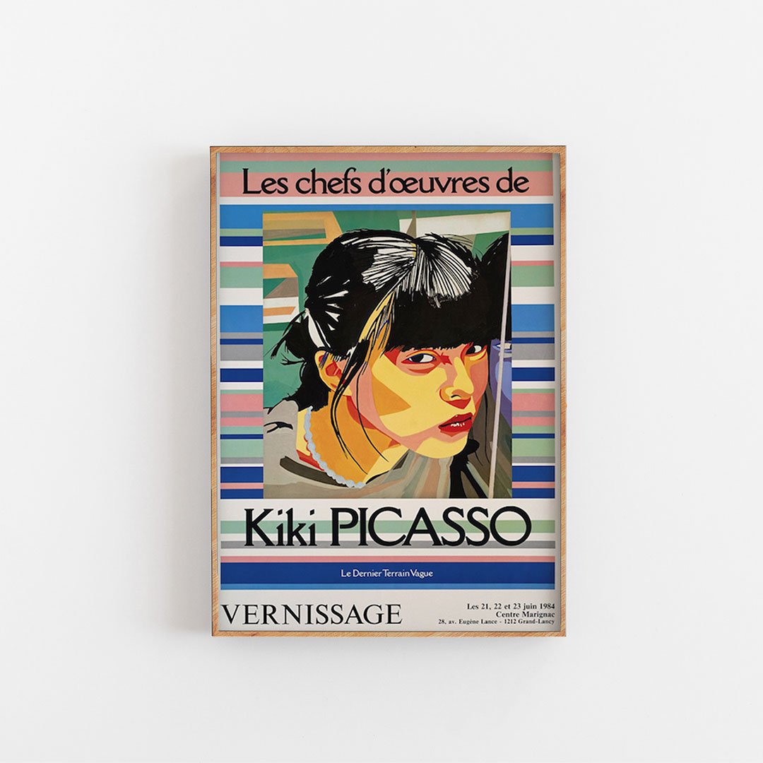 Vernissage exhibition poster - Kiki Picasso