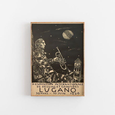 Lugano 1956 concert poster