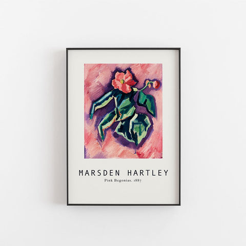 Marsden Hartley - Pink Begonias