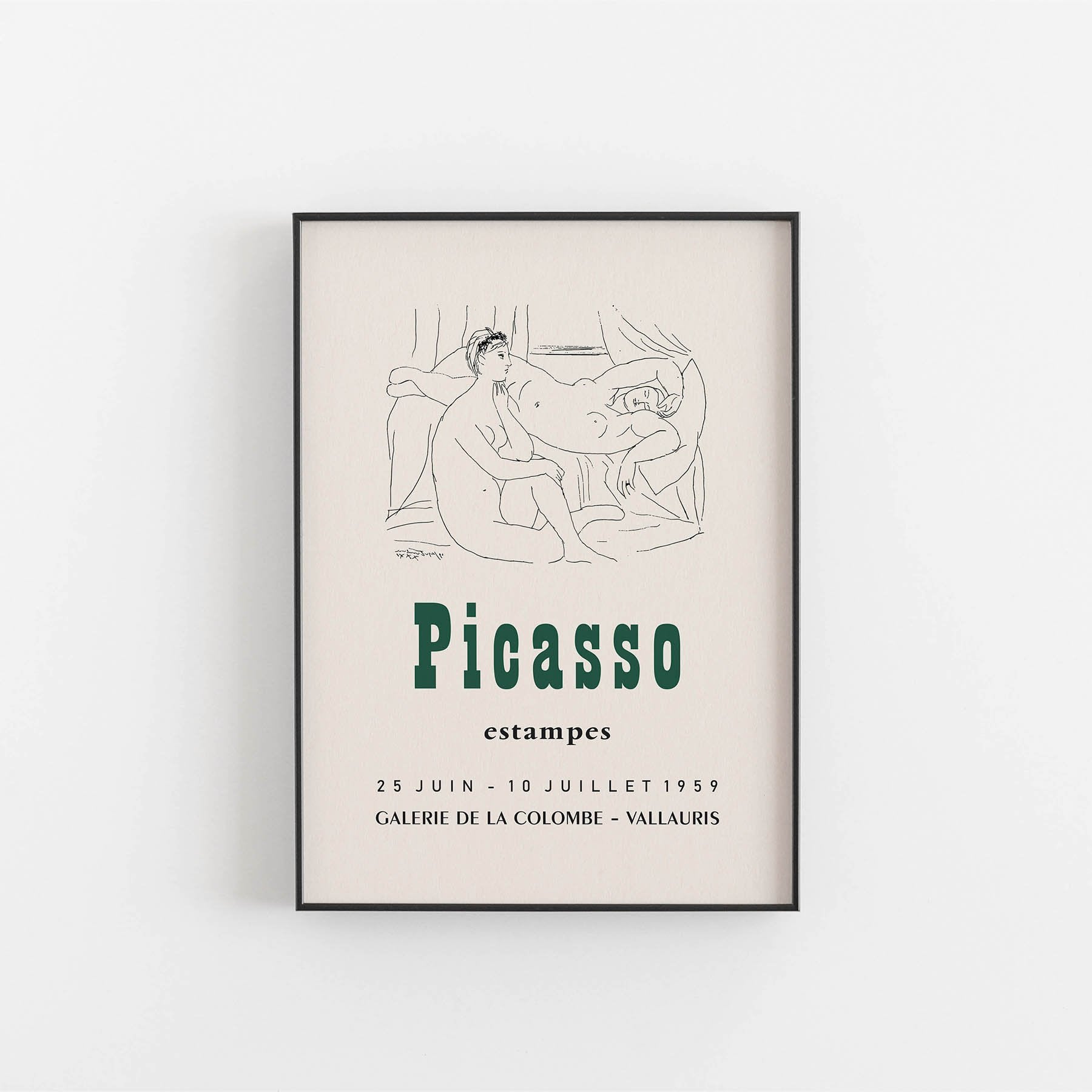Estampes exhibition poster - Picasso