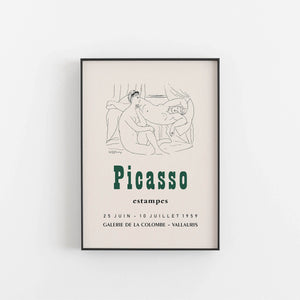 Estampes exhibition poster - Picasso