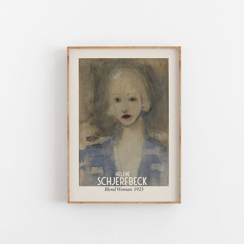 Helene Schjerfbeck - Blond Woman 1925