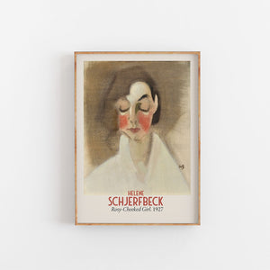 Helene Schjerfbeck - Rosy-Cheeked Girl 1927