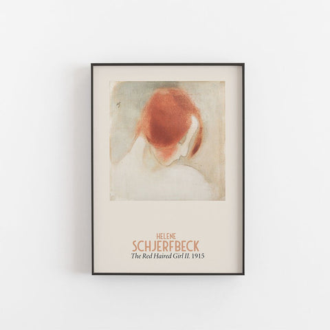 Helene Schjerfbeck - The red haired Girl II. 1915