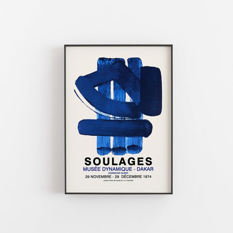 Soulages Exhibition poster